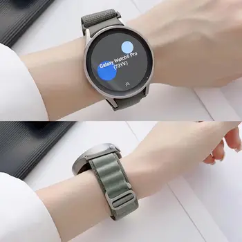 Alpine Nylon Loop para Samsung Galaxy Watch 5/5 Pro 40mm, 45mm Correia Esporte Bracelete para o Galaxy Watch 4/4 Clássico 46mm 44mm Banda
