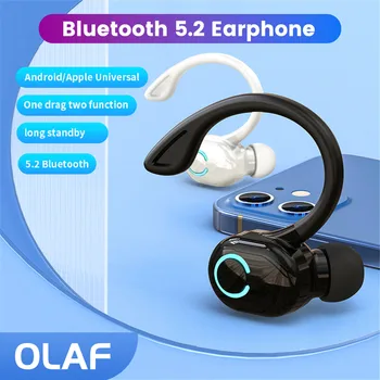 S10 S9 Fones de ouvido sem Fio Sport No ouvido Bluetooth 5.2 Mini Fones de ouvido Ultra-longa Espera de mãos-livres, Auricular Com Microfone para o Telefone Esperto