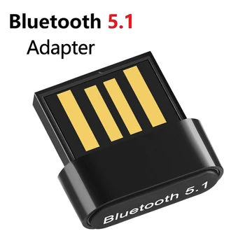 O Adaptador de Bluetooth USB 5.1 Computador Transmissor Bluetooth Driver-Livres Bluetooth Receptor de Áudio para PC Windows 7/8/8.1/10/11