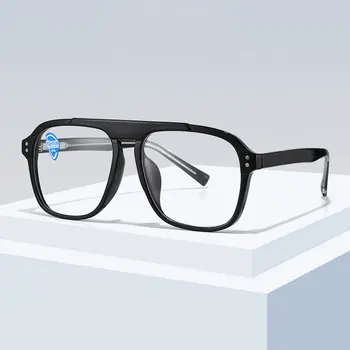 A moda Anti-Blue Ray Óptico de Óculos de Chegada dos Copos de Plástico Full Frame Rim Óculos Homens e Mulheres de Estilo