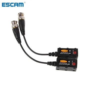ESCAM 1 Par 1CH Passivo UTP CCTV Video Balun Transceptor Para HDCVI HDTVI AHD CVBS Câmara