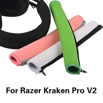 Cabeça mole para o Razer Kraken Pro V2 Fones de ouvido de Alta Qualidade, com Zíper de Espuma de Almofadas Almofadas, Capa para o Razer Kraken Pro V2