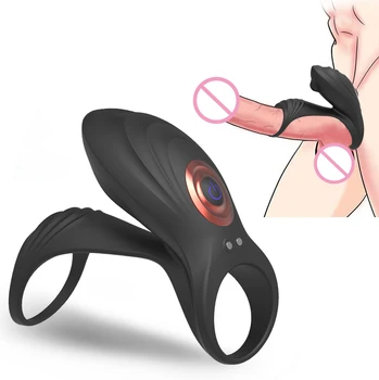 Para Os Casais Vibratório, Anel Peniano Retardar A Ejaculação Galo Anel De G-Spot Vibrador Brinquedos Sexuais Para Os Homens Vagina, Clitóris Estimular Anéis