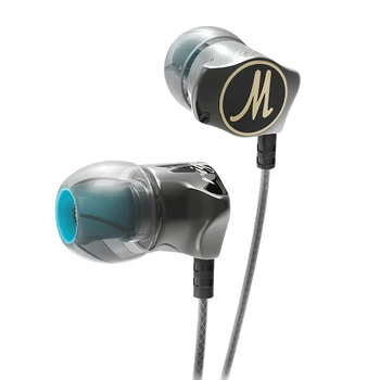 iMice QKZ DM7 Fone de ouvido de Metal Estéreo com Isolamento de Ruído No ouvido intra-Auricular Built-in Mic hi-fi de Baixo Pesado de 3,5 mm Fones de ouvido