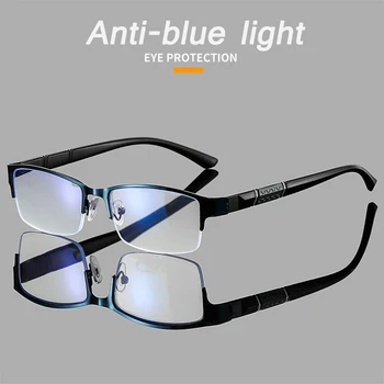 2021 moda Óculos de Leitura Homens Mulheres Anti Azul Longe e de perto de uso dual Ray Anti-fadiga Óculos de Dioptria +1.0 +4.0