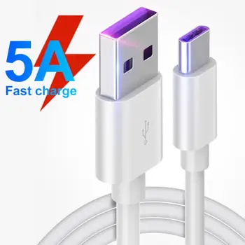 5A USB Tipo C Telefone Super Rápido, Rápido Carregamento Cabo de Dados Cabo de Sincronização para Huawei