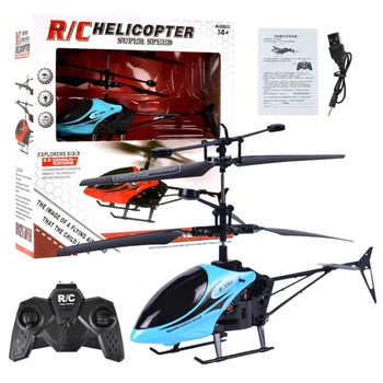 Helicóptero de RC Brinquedos Mini Drone Recarregável, Infravermelho Indução de Controle Remoto do Helicóptero de RC Vôo Brinquedos para Meninos Meninas P31B