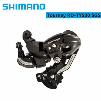 Shimano Tourney TY500 Desviador Traseiro 6/7 Velocidade Para MTB Mountain Bike Bicicleta RD-TY500-SGS SIS Índice de Mudança Drivetrains
