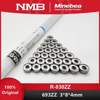 Original NMB de alta qualidade de rolamento R-830ZZ 3*8*4mm 693ZZ em miniatura rolamentos de esferas 3x8x4 mm radiador de rolamento