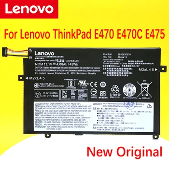 NOVO Original Lenovo ThinkPad E470 E470C E475 Série SB10K97568 SB10K97569 SB10K97570 01AV411 01AV412 Bateria do Laptop