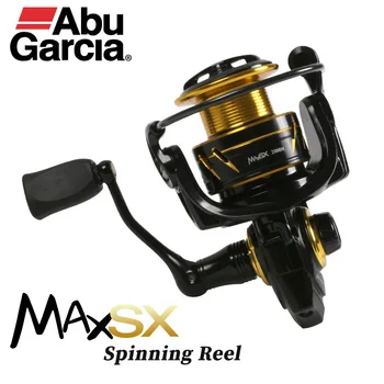 2021 Novo Abu Garcia MAX SX Carretel de Pesca de Spinning Max Arraste 8kg Relação de Engrenagem 7+1 Rolamentos de água Doce Para água Salgada