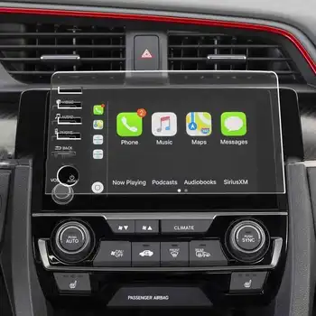 Vidro temperado Protetor de Tela do Filme Para Honda Civic 10 de 2019 2020 auto-Rádio de Navegação do GPS do Carro da Tela de Interior Adesivo