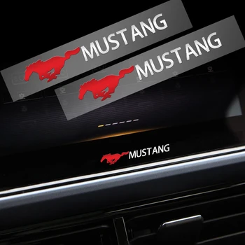 10pcs Logotipo do Carro do Centro da Consola de UV Adesivos para Ford Mustang 2015 2017 2018 2021 2022 Carro Acessórios de Decoração