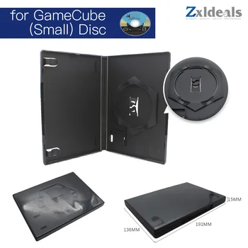 Substituição de Caso Para GameCube Disco Pequeno Jogo de Reposição Único CD de Jogo Caixa Preto