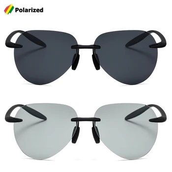 JackJad 2021 Moda Esporte TR90 sem aro Moldura Estilo de Óculos de sol Polarizados Homens Piloto Vintage Retro Design da Marca de Óculos de Sol 3028