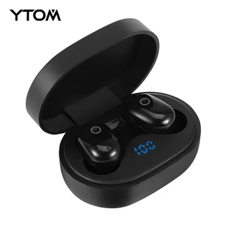 YTOM TIPO C TWS Mini Ture 5.0 Toque em Bluetooth Fones de ouvido HD Estéreo de Fones de ouvido sem Fio,com Cancelamento de Ruído Fone de ouvido para Jogos PK GT1