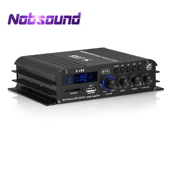 S-188 Mini 2.1 Canais Bluetooth 5.0 Amplificador Digital Estéreo Do Receptor De Casa/ Carro/ Marinha De Áudio Amplificador Amplificador De Subwoofer