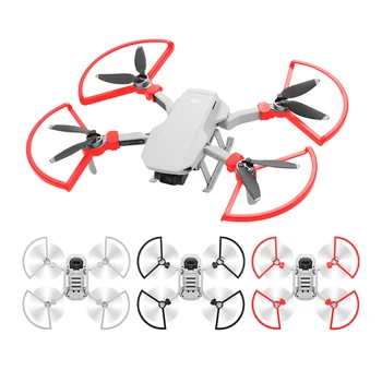 4PCS de Hélice Protetor Protetor de trem de Pouso Kits DJI Mavic Mini Drone Acessórios Protetores Altura Extensor de Mangues Guarda