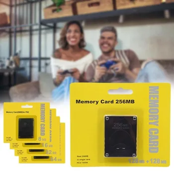 8/16/32/64/128/256MB Cartão de Memória Para Sony Playstation 2 PS2 Jogo de Cartão de Memória Consolas Acessórios Para PS2