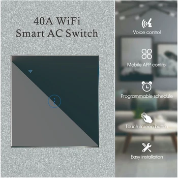 UE reino UNIDO Tuya Smart wi-Fi Mudar para a Casa de Alta Potência da Caldeira, Aquecedor de Água,8000W 40A,Alexa Google Siri Controle Remoto,Função do Temporizador