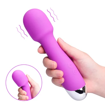 16 Modos de Poderoso AV Vibração, Recarregável USB Fêmea Varinha Mágica Clitóris Massagem Brinquedos Sexuais Para as Mulheres, a Masturbação Produto Adulto