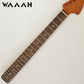 22 Trastes Assado de Maple para ST Guitarra Rosewood Fingerboard Grande Cabeça Para feito à mão Strat Guitarra Elétrica Acabamento