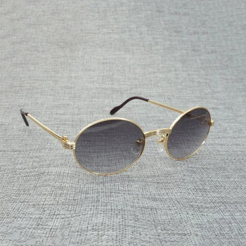 Vintage, Óculos Redondos, Óculos De Homens, Óculos De Armação De Metal Para O Verão Ao Ar Livre Limpar Óculos De Acessórios Femininos Oculos Gafas 8008