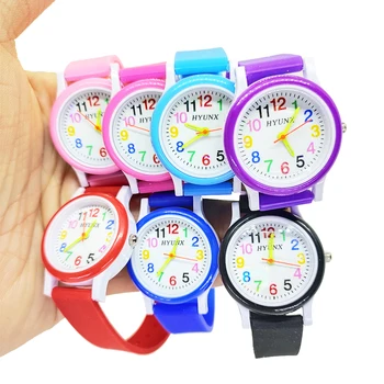 2020 Novas quartzo relógios infantis bebê aprender a hora do relógio crianças relógios crianças de presente de natal infantil digital eletrônica de assistir