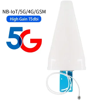 2G 3G 4G 5G Direcional da Antena de 12dBi de Alto Ganho de Log Periódica Antena 698-2700-3800MHz N Fêmea IP67 Impermeável