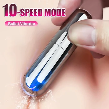 10 Velocidade Mini Bullet Vibradores Para Mulheres Sexy Brinquedos Para Adultos Maiores De 18 Vibrador Feminino Clitóris Clímax Vibrador Estimulador Loja De Brinquedos Sexuais