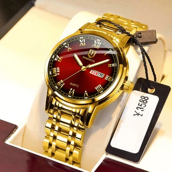 QINGXIYA Marca de Luxo Masculina Calendário Relógio de Quartzo para Homens de Negócios Relógios Luminosos Militar Impermeável Relógio Relógio Masculino