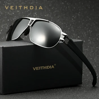 VEITHDIA 2022 Marca dos Homens Óculos de sol Retro designer de condução de Óculos de Sol Óculos de Acessórios de tons oculos de sol masculino 8516
