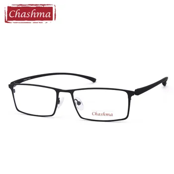 Chashma RX de Óculos de grau em Titânio Puro, Homens Miopia Gafas de Quadros Ópticos de Qualidade Superior Óculos para o sexo Masculino