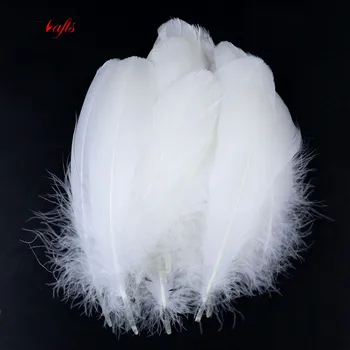 8-13cm Branco Macio de Penas de Ganso DIY Fazer a Jóia de Fly Subordinação Plumas Apanhador de sonhos Pena Decorativos Acessórios do Casamento Plumas