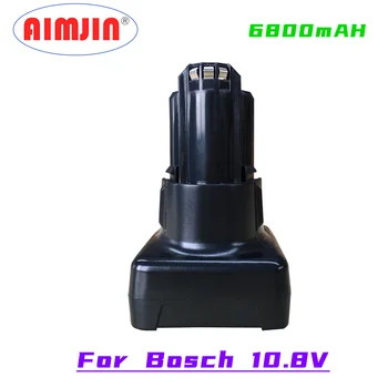 Última Atualização 6800mAh Substituível Ferramenta de Energia Bateria para Bosch 12V BAT411 BAT411A BAT412 BAT412A BAT413 GOS GLI GOP OGE