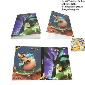 Pokemon Álbum 240pc Cartões de Álbuns de Catálogo de desenhos animados Anime Cartão de DIY Coletores Carregado Lista Titular Capacidade de Pasta Fichário de Brinquedos Para as Crianças