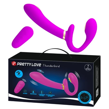 Muito Amor Cinta Lésbica Ponto G Clítoris Vibrador Para As Mulheres Choque Elétrico Estimulador 12 Velocidade Erótica Sex Shop Adultos Brinquedos