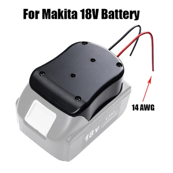 Bateria Conversor Adaptador para Makita Bateria 18V 14 Awg DIY Adaptador da Ferramenta de Poder Converter para BL1830 BL1840 BL1850 BL1860 BL1840