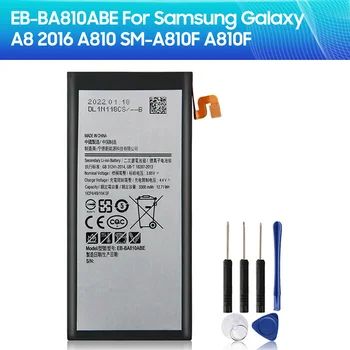 Telefone de Substituição de Bateria EB-BA810ABE Para Samsung Galaxy A8 2016 SM-A810F A810F A810 Nova Bateria de 3300mAh