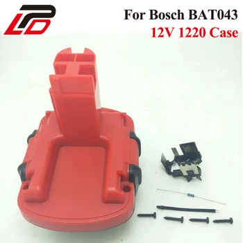 Caixa de plástico (Sem a pilha de bateria de Substituição Para a Bosch 12V Ni-CD/MH BAT043 BAT045 BAT046 BAT049 BAT120 BAT139 Shell