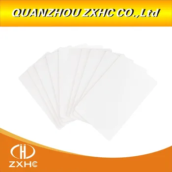 (10PCS) ISO 15693 I-código Slix (Icode2) RFID do PVC CR80 Cartão Branco